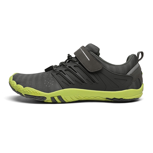 Men's Comfortable Barefoot Aqua Water Shoes - GREY GREEN - 1